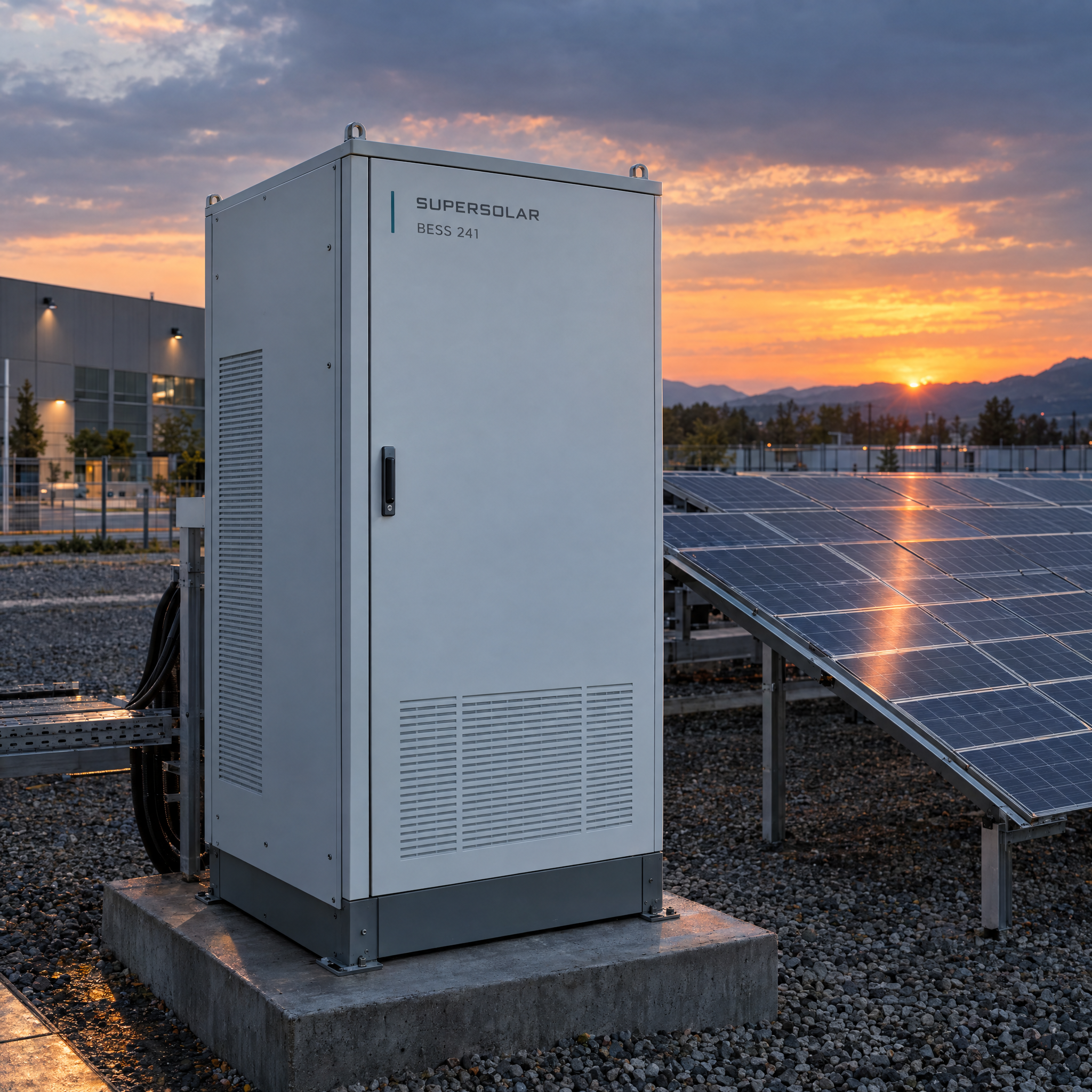 SUPERSOLAR BESS 241 kWh cabinet